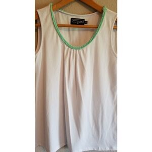 Duffield Lane White Tank Top